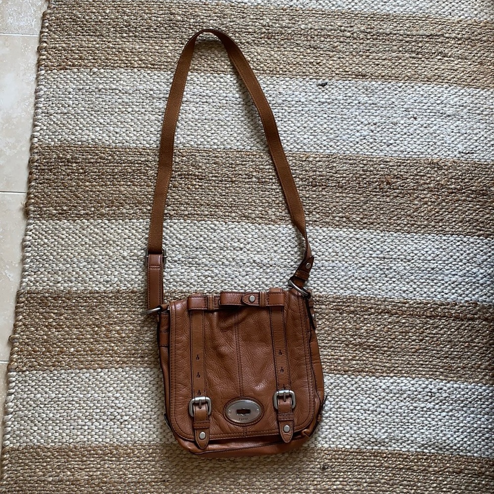 Real Leather Fossil hand bag